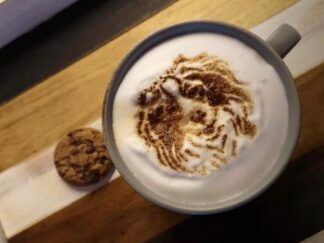 Milchschaumschablone