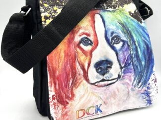 Schultertasche DCK KOOIKERKUNST popart, schwarz
