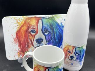 Set Tasse, Flasche und kleines Brettchen DCK KOOIKERKUNST popart