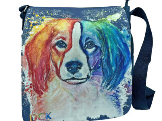 Schultertasche aus Jeansstoff DCK KOOIKERKUNST, popart